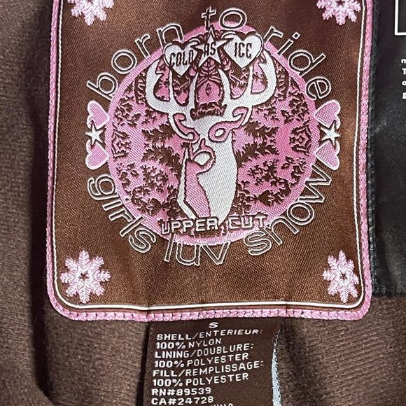 Cold As Ice Snakeprint Black White Snow Board Ski Pants Recco Small - Picture 8 of 14